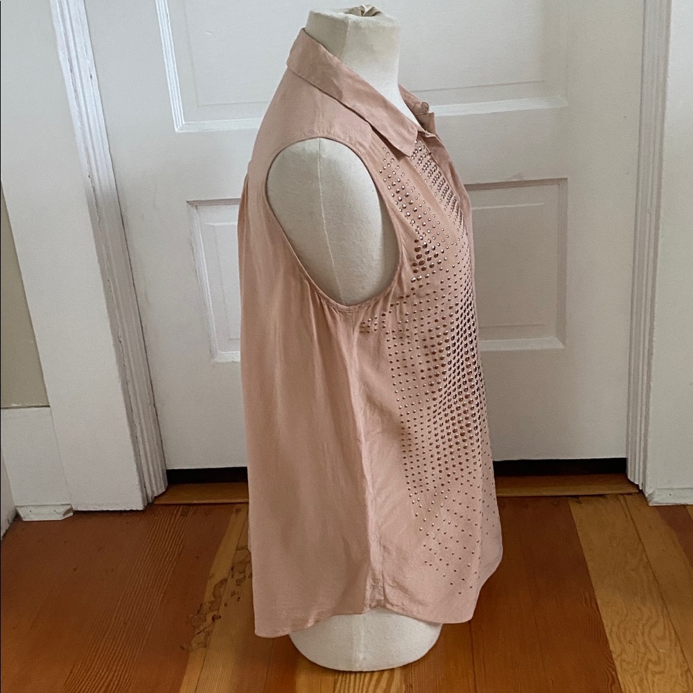 Rebecca Taylor‎ Sleeveless Silk Blouse 8 - Picture 3 of 7